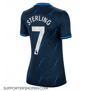 Chelsea Raheem Sterling #7 Borta Matchtröja Dam 2023-24 Kortärmad